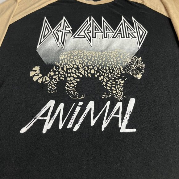 Def Lepperd T-Shirt Women's Size 2X Black/Yellow Crew Neck Graphic Raglan Sleeve - Picture 13 of 14